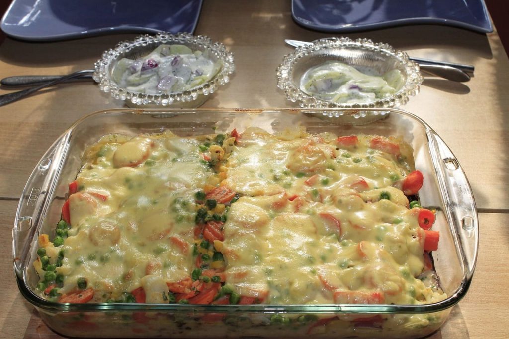 запеканка с брокколи и сыром