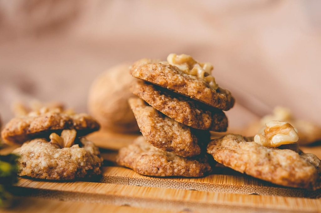 печенье с хрустящими орешками
