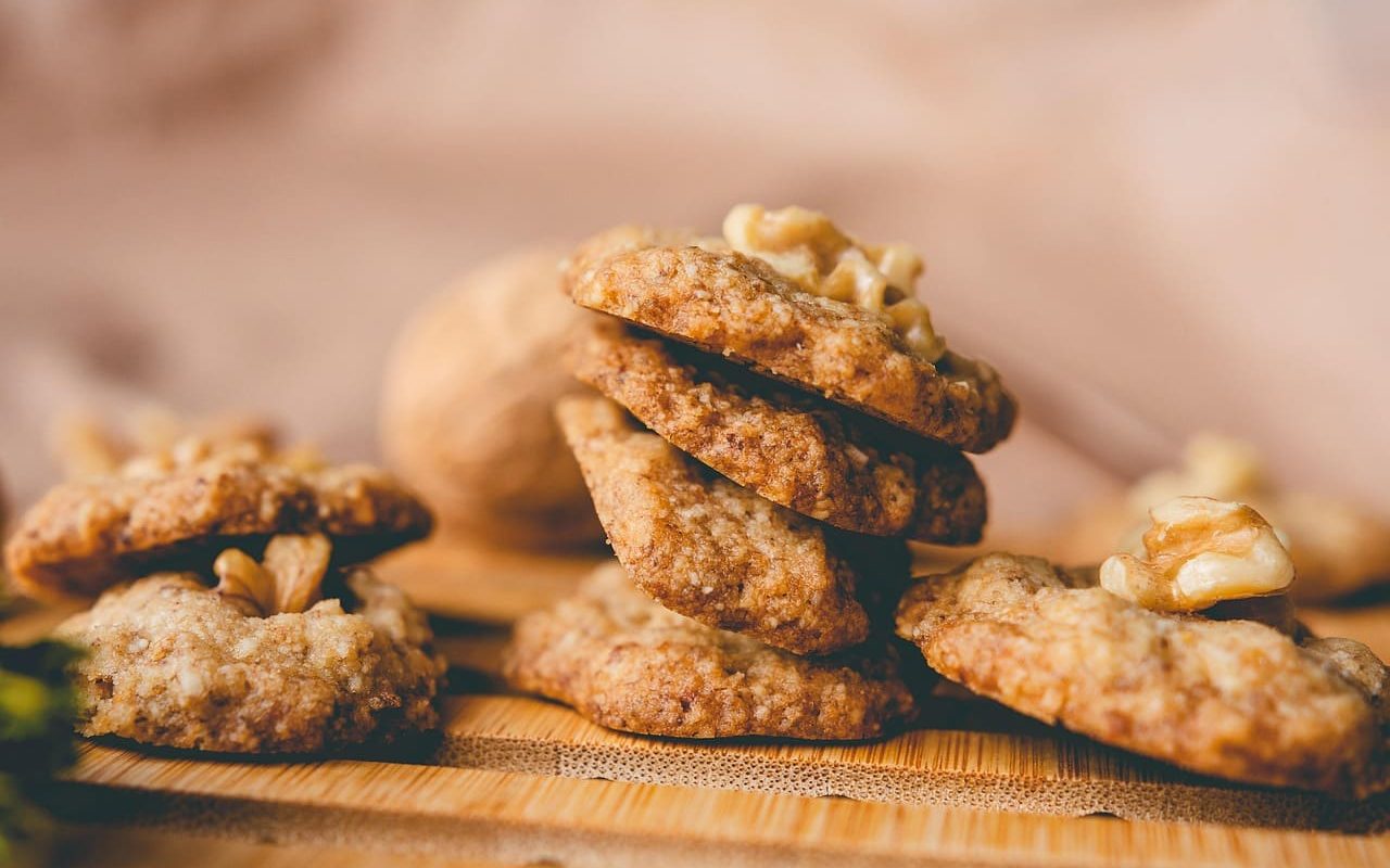 печенье с хрустящими орешками