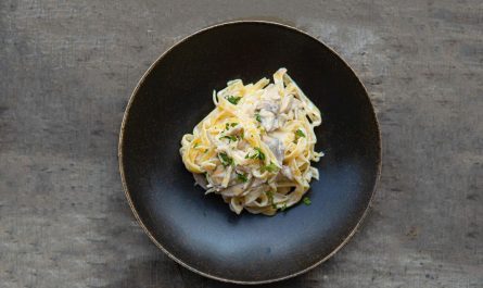 паста с лососем