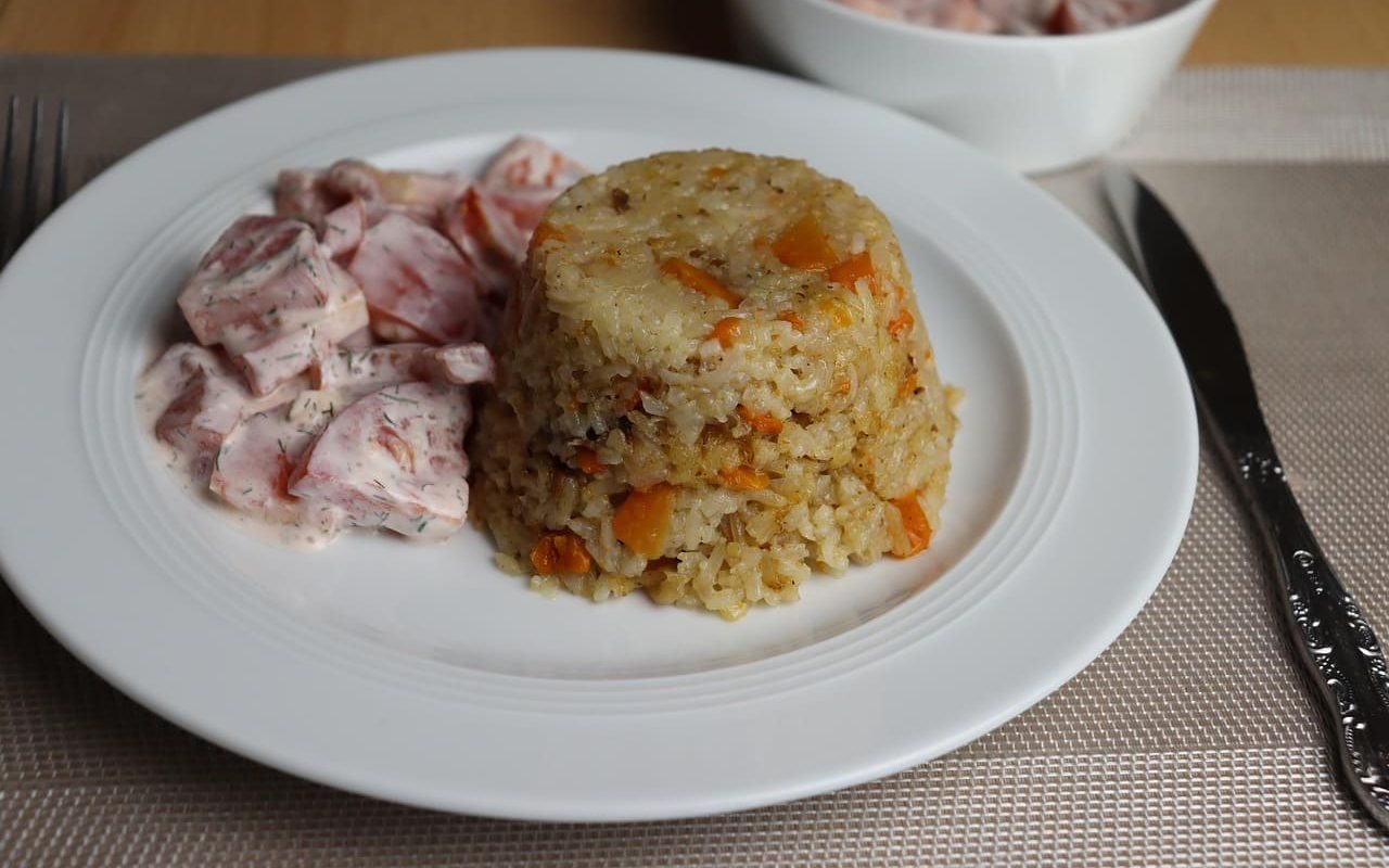 розсипчастий плов із куркою