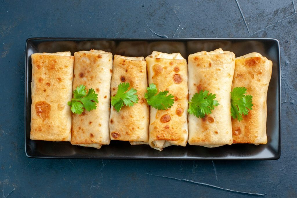 блинчики с грибной начинкой