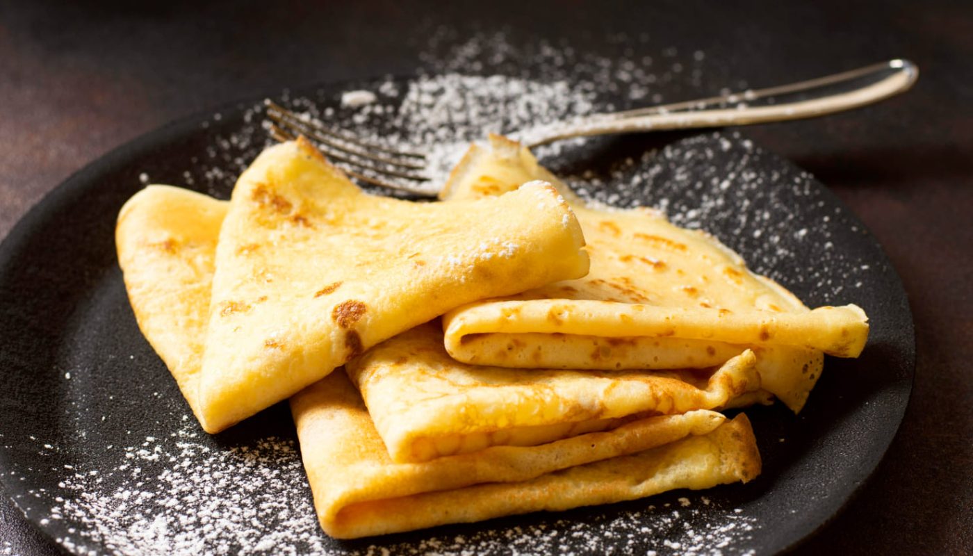 блинчики со сладким творогом