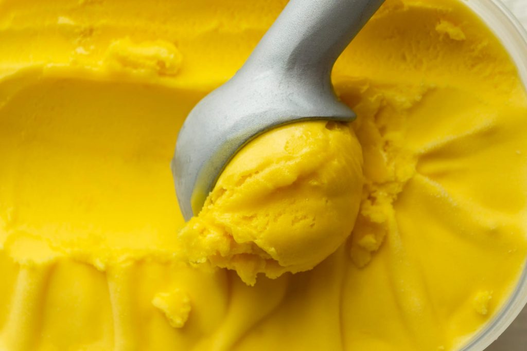 лимонный сорбет