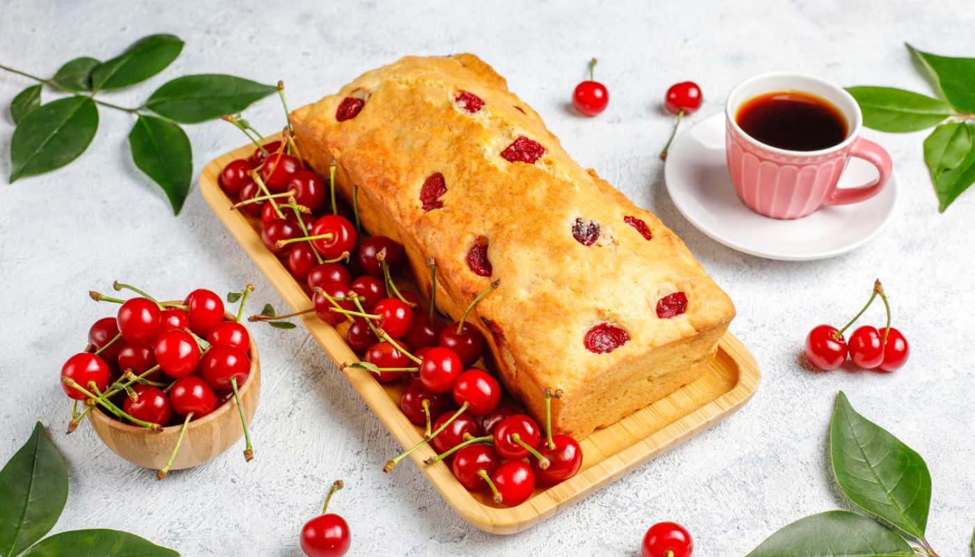 пирог с вишней