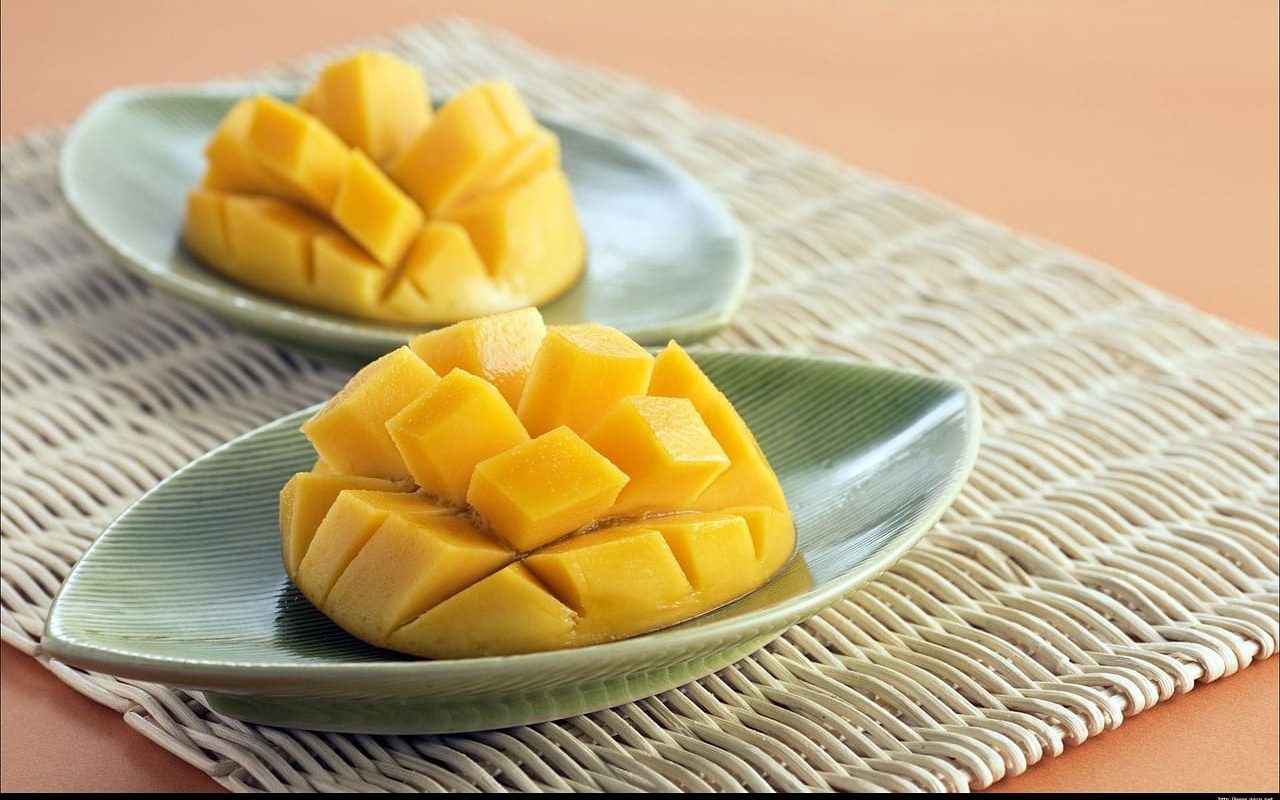десерт из манго