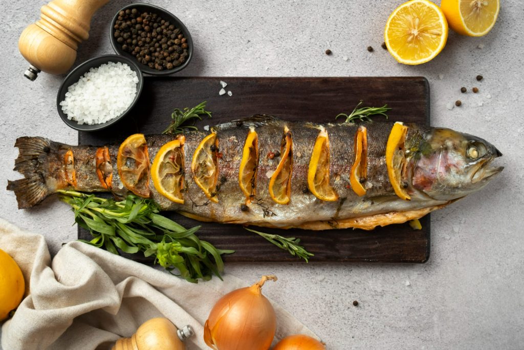 рецепт запеченої форелі