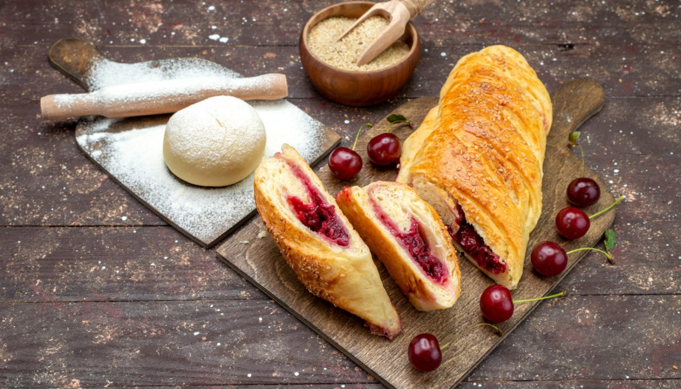 як приготувати булочки з вишнями