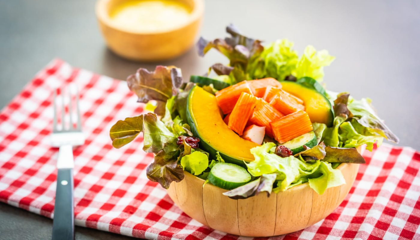 как приготовить салат из тыквы