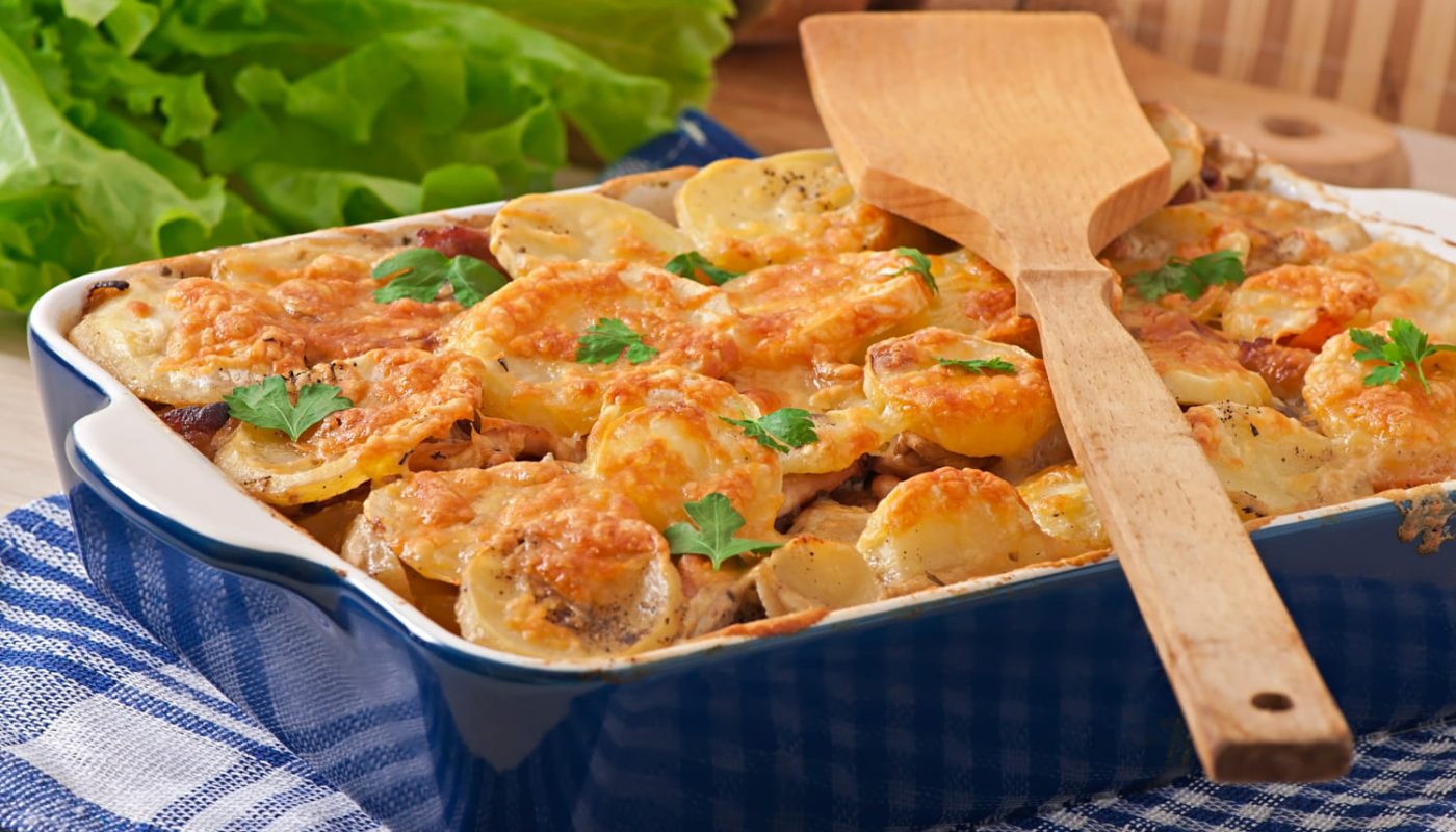 картофель с мясом