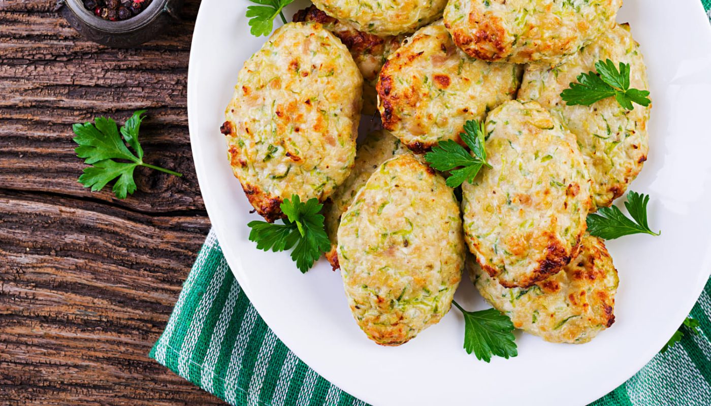кабачковые котлеты на пару