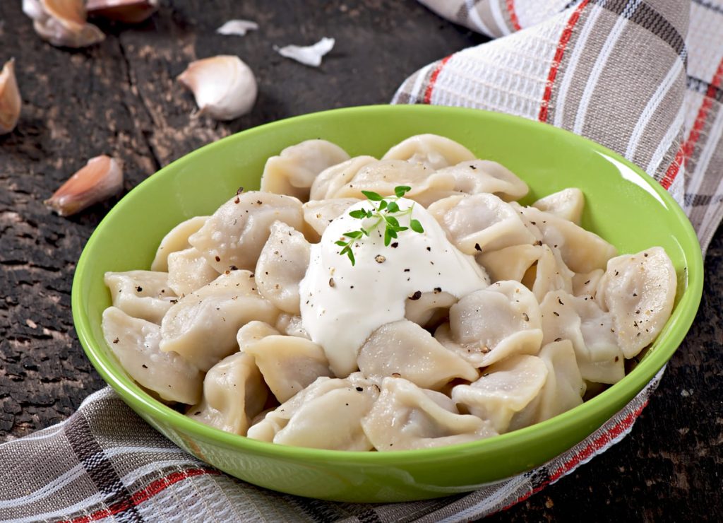 пельмені з курячим фаршем