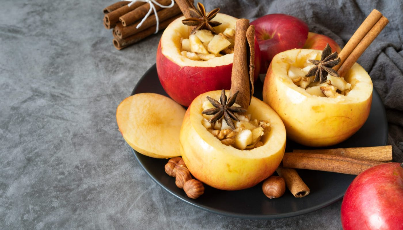 запеченные яблоки с медом