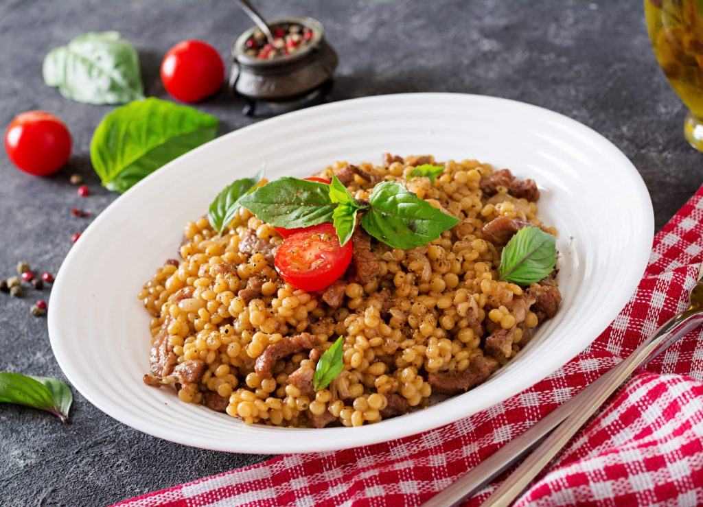 перлова каша з грибами