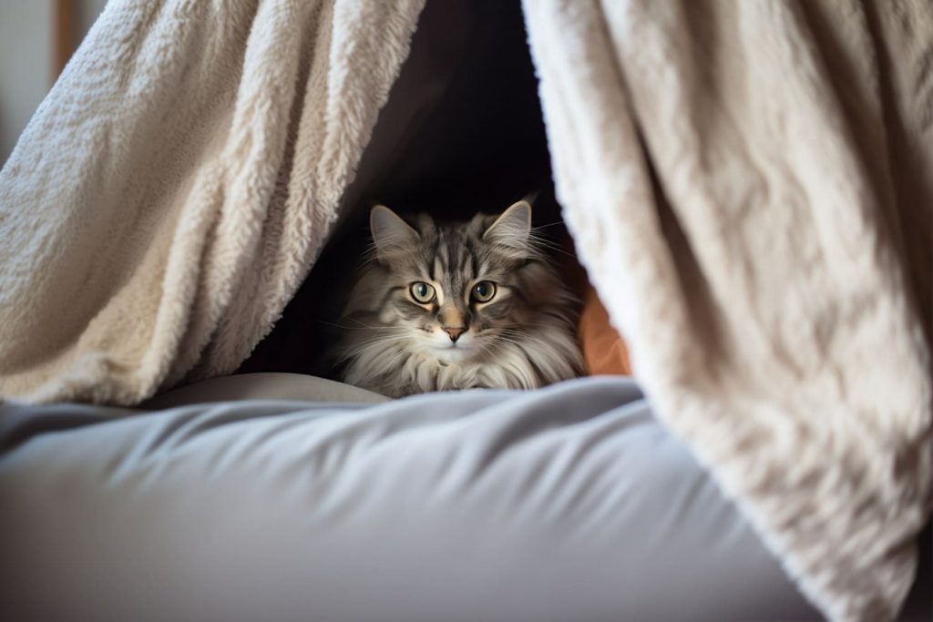 место отдыха кота