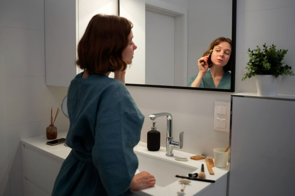 зеркало в ванной