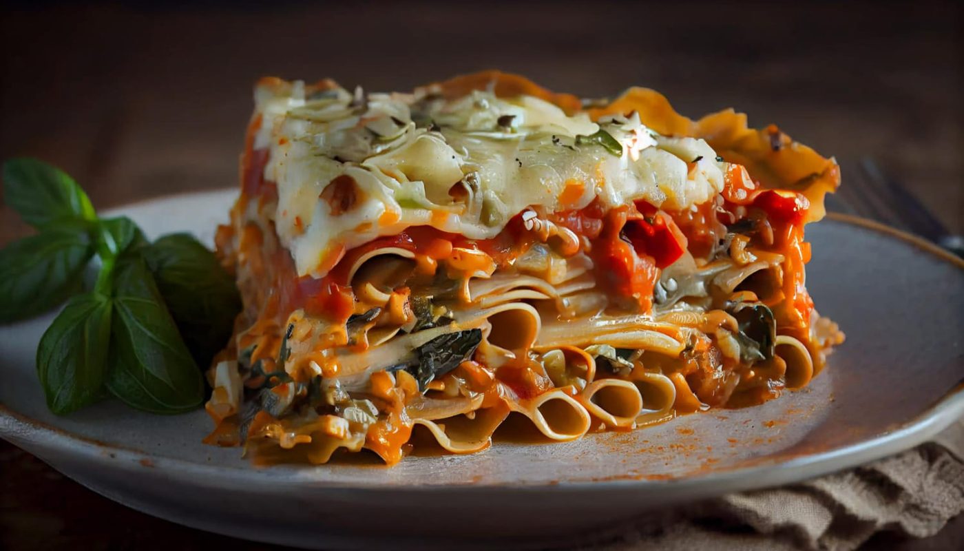 лазанья с овощами