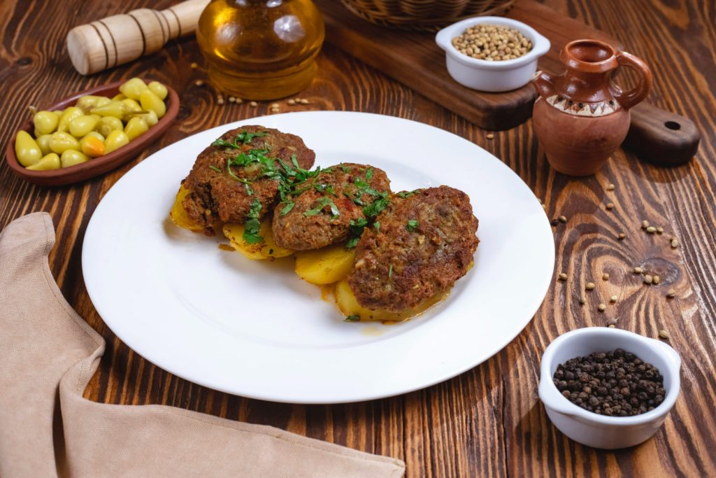 гречаники с грибами