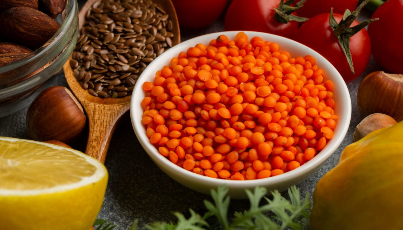 Блюдо из чечевицы и моркови