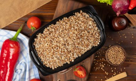 Постная гречневая запеканка