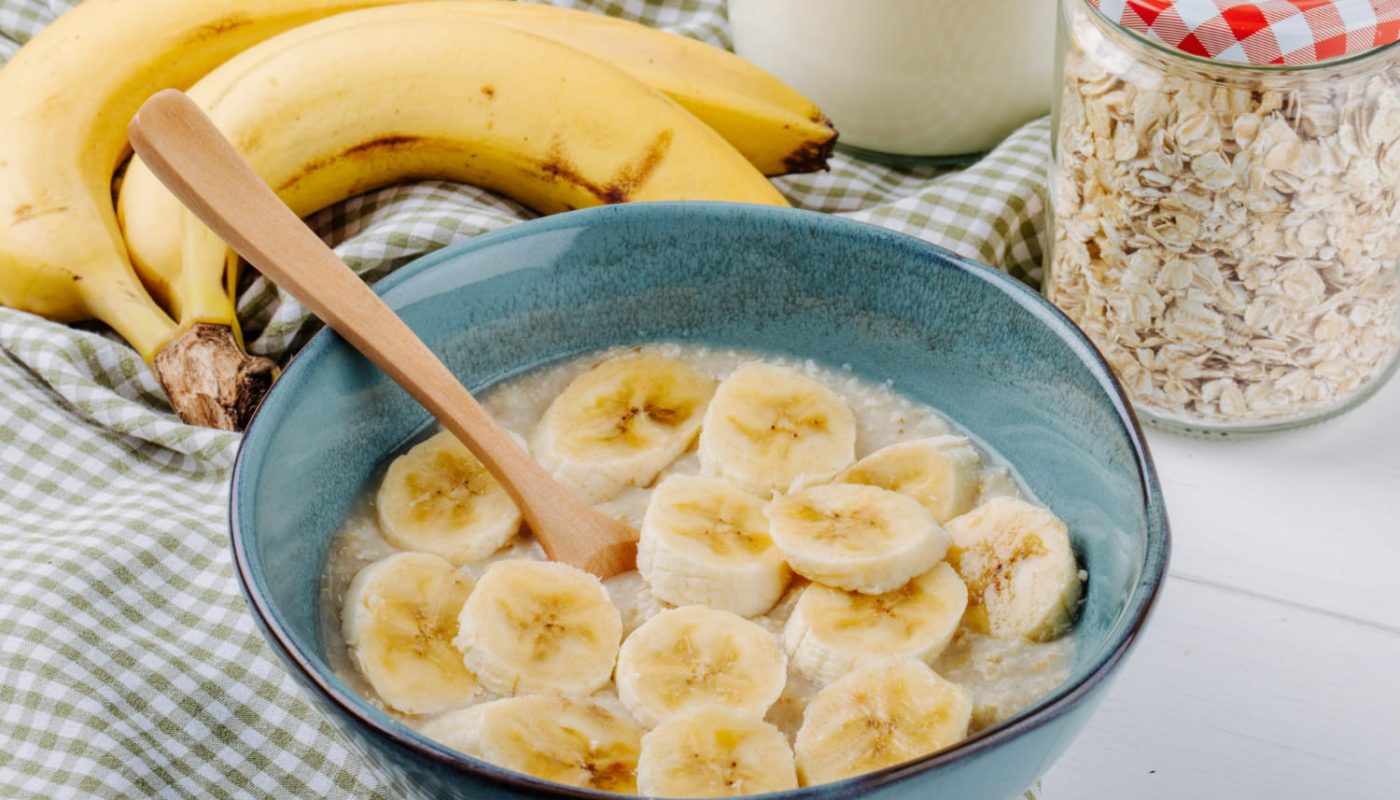 каша з бананом та корицею