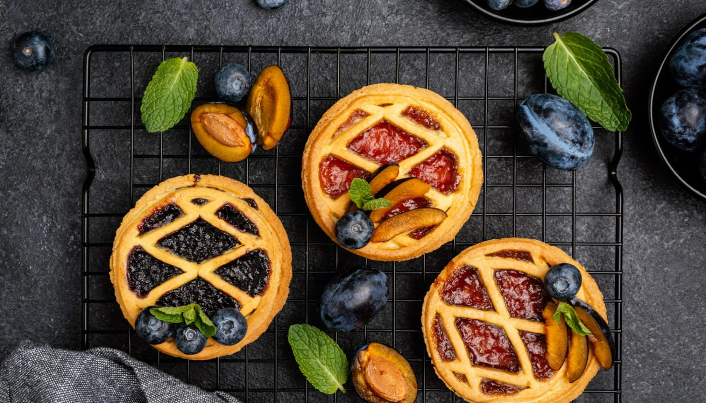 простий пиріг з ягодами