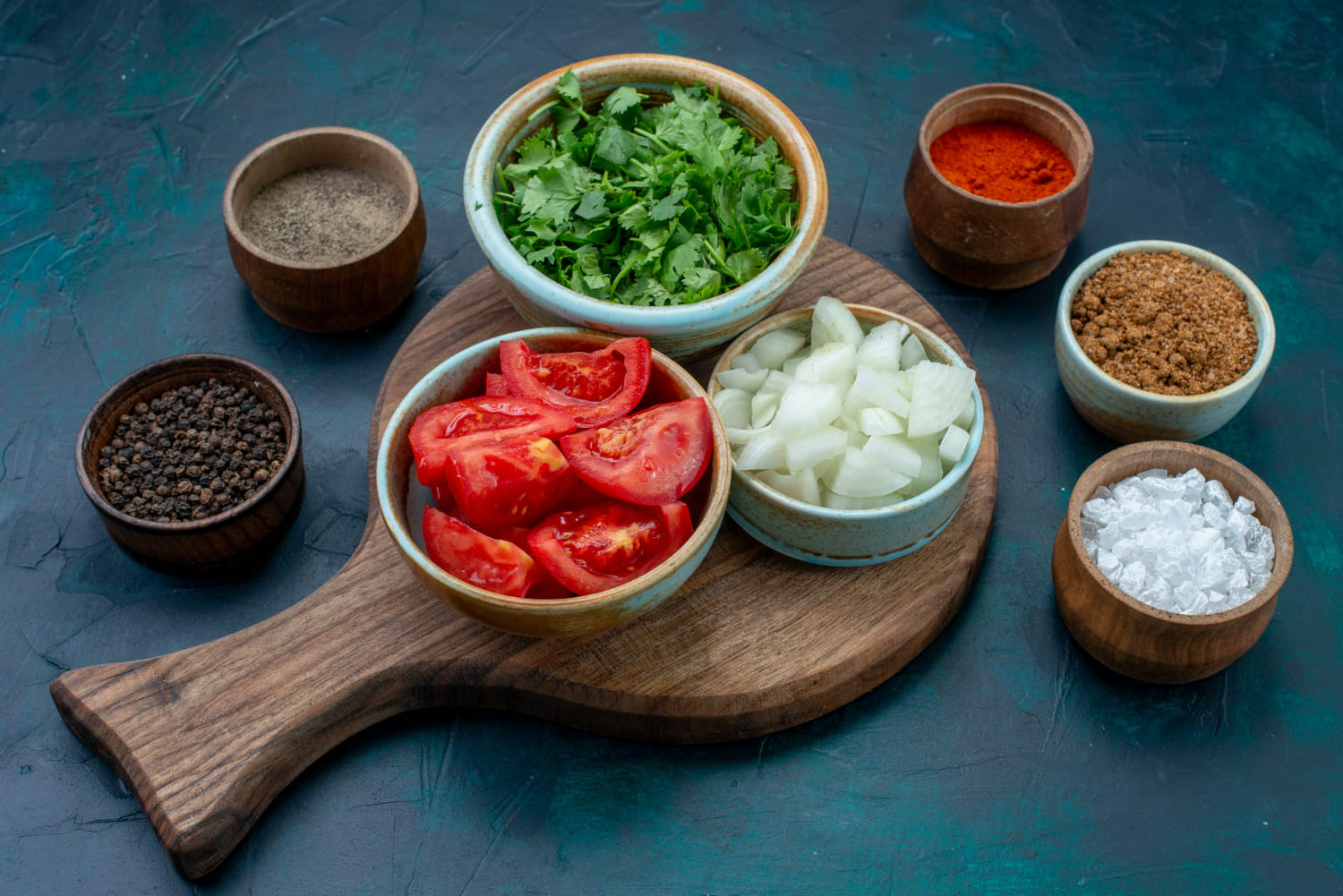 Яскравий салат для здорового харчування