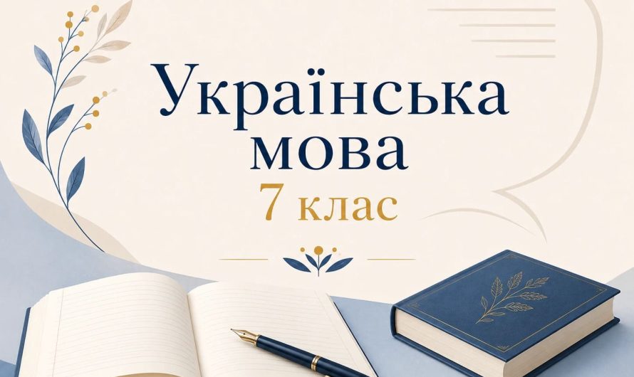 Українська мова у 7 класі без плутанини: як домашні завдання можуть допомогти